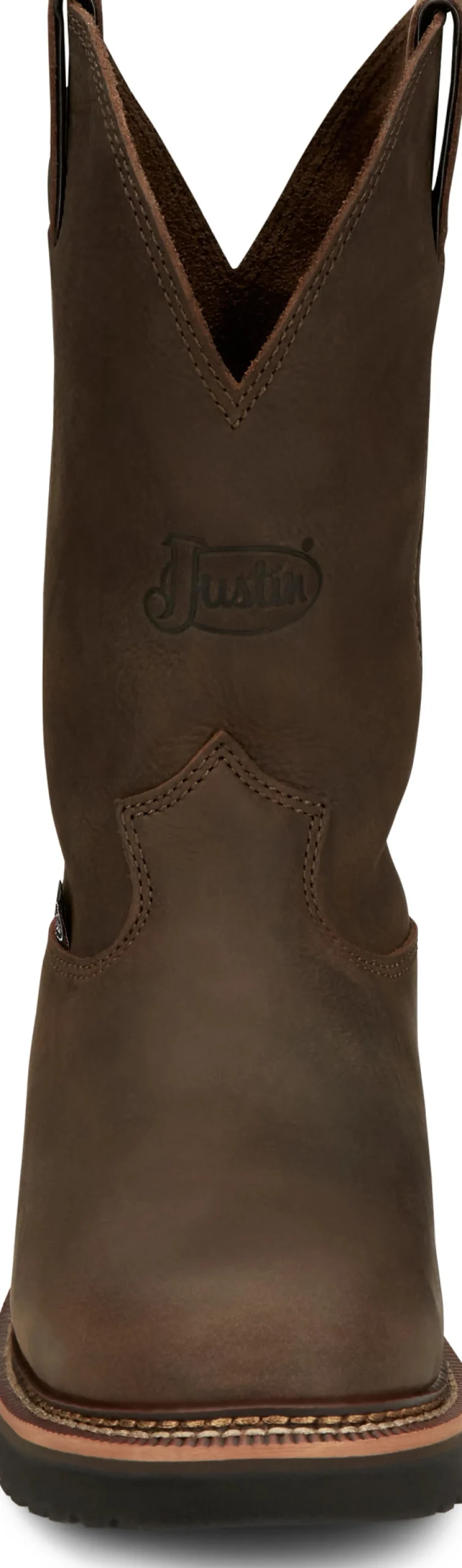 Justin Boots Carbide 11" Work Boot Hickory Brown Clearance