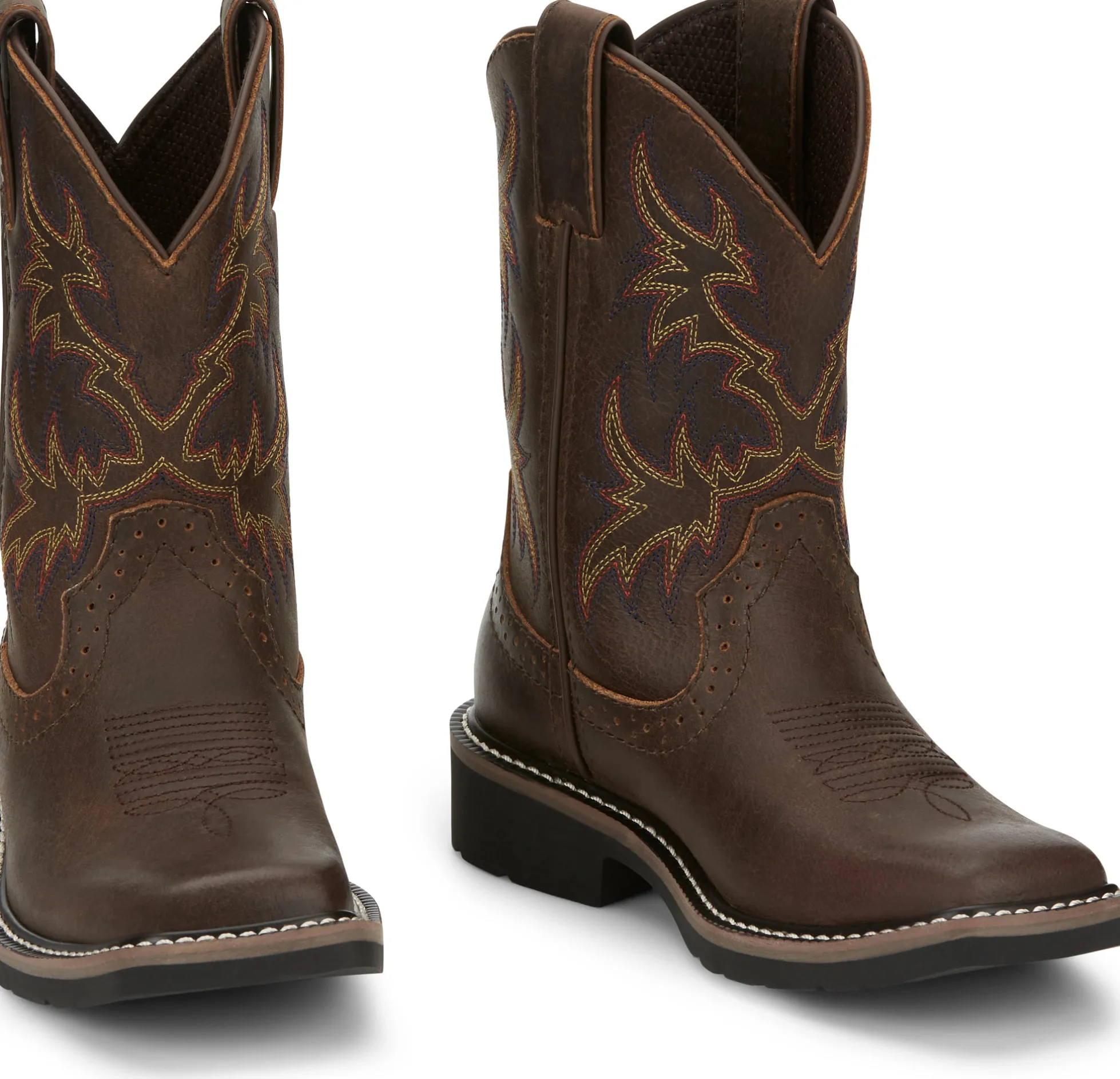 Justin Boots Cattleman Kids Western Boot Brown Online