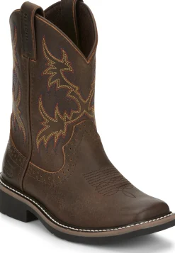 Justin Boots Cattleman Kids Western Boot Brown Online