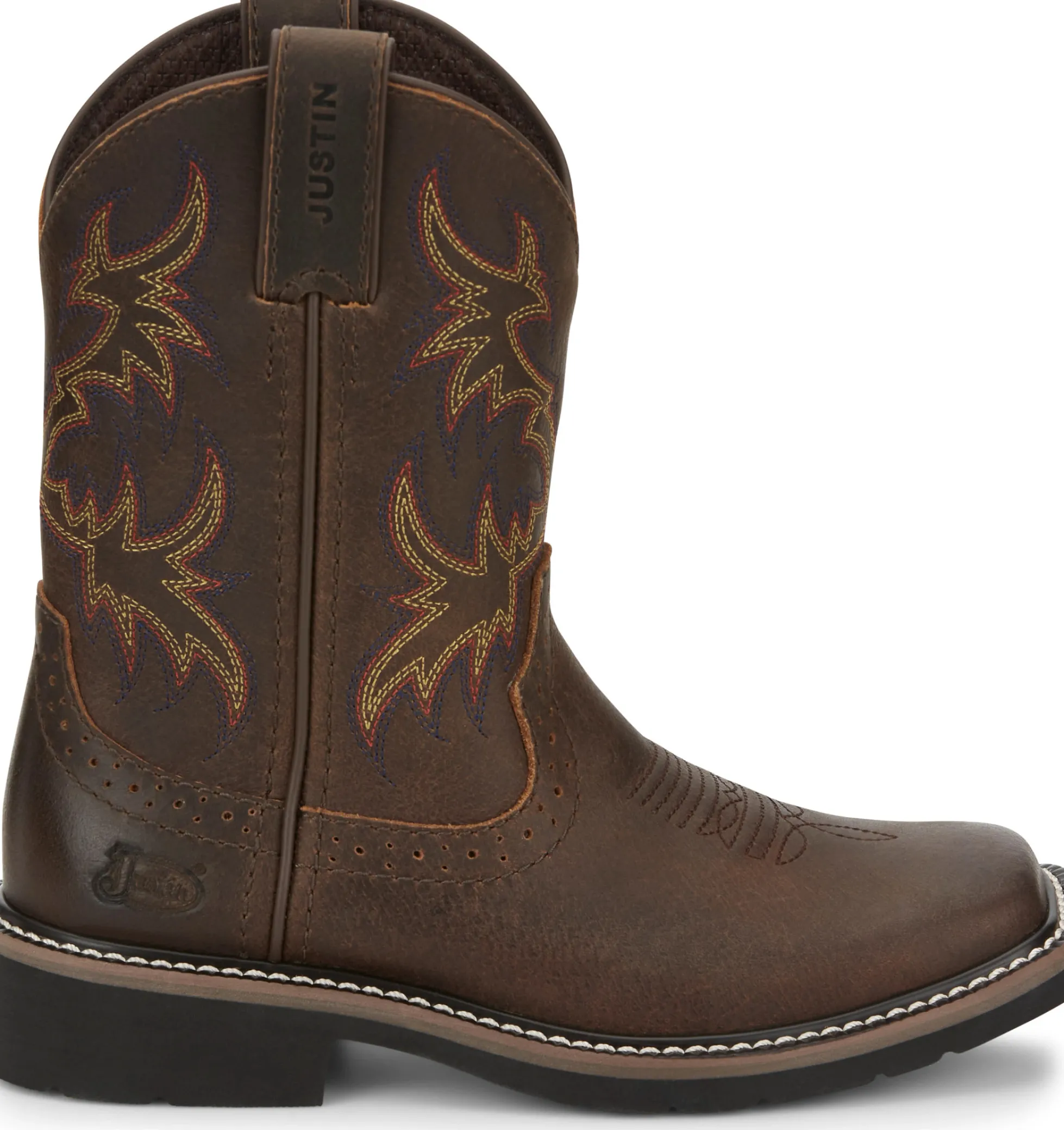 Justin Boots Cattleman Kids Western Boot Brown Online