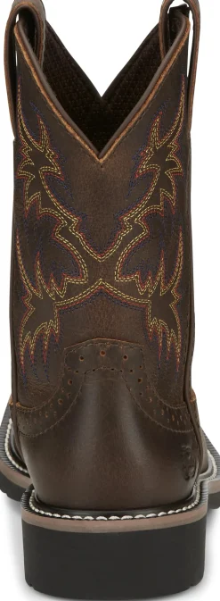 Justin Boots Cattleman Kids Western Boot Brown Online