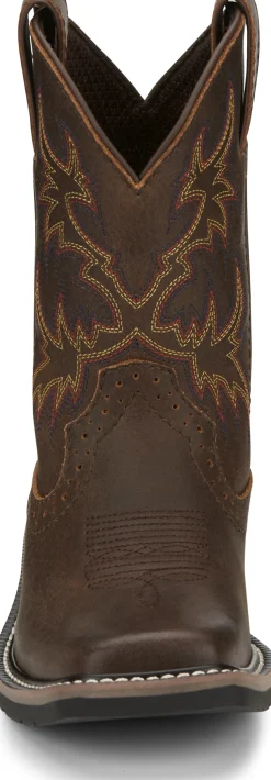 Justin Boots Cattleman Kids Western Boot Brown Online