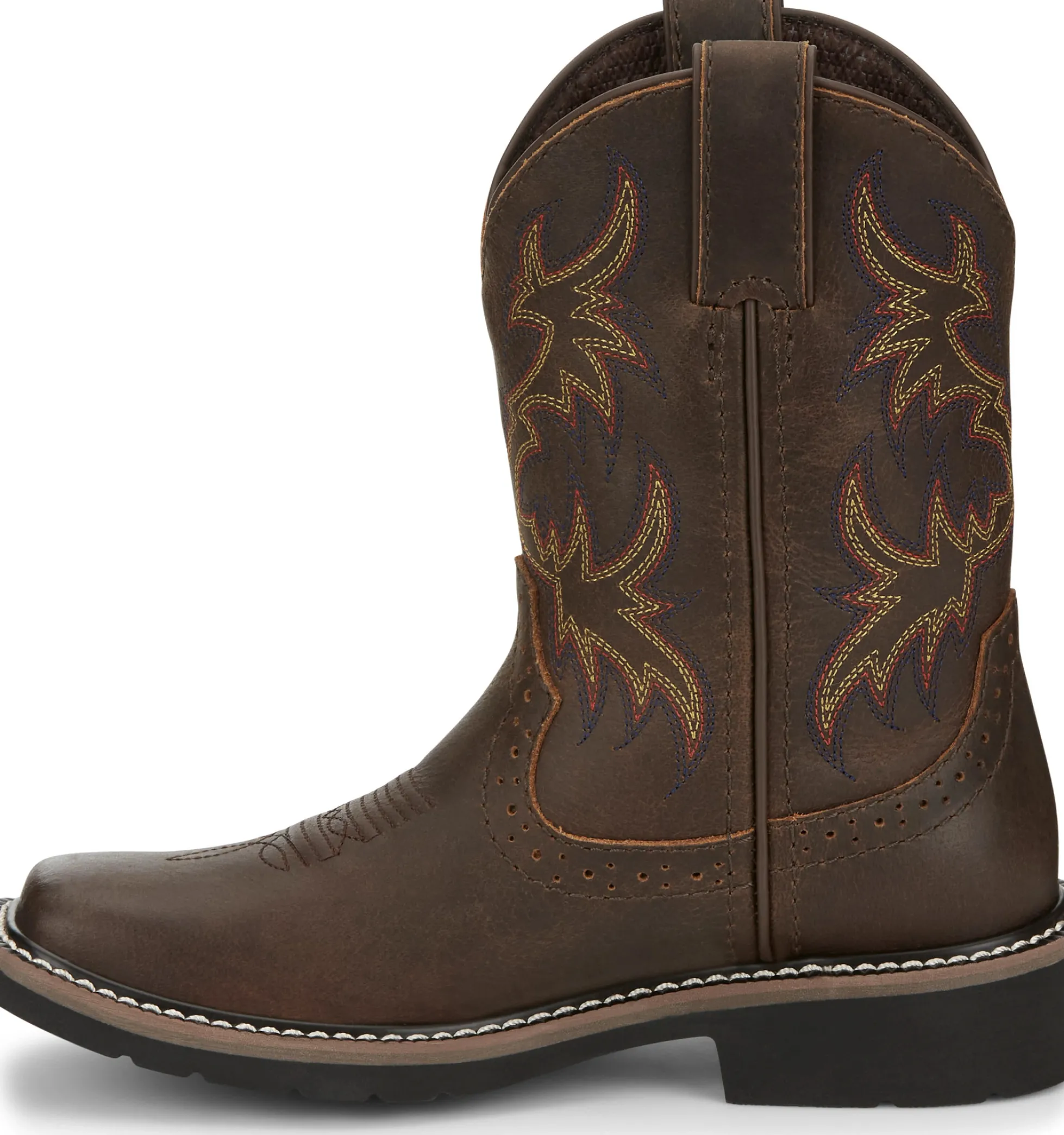 Justin Boots Cattleman Kids Western Boot Brown Online