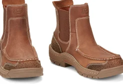 Justin Boots Channing 6" Work Barley Brown Outlet