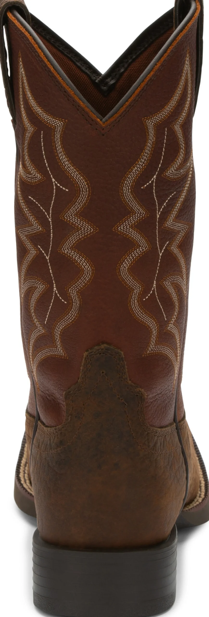 Justin Boots Chet 11" Western Pebble Brown Hot