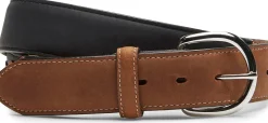Justin Boots Classic Western Belt Black/Brown