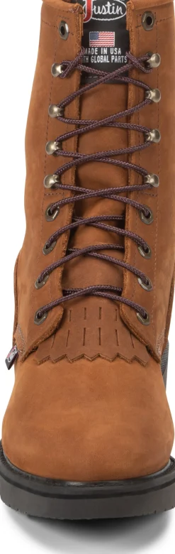 Justin Boots Conductor 8" Work Hazel Best