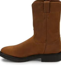 Justin Boots Conductor 10" Work Hazel New