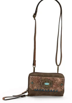 Justin Boots Convertible Wallet Brown Best