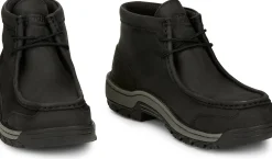 Justin Boots Crafton 4" Alloy Toe Coal Best