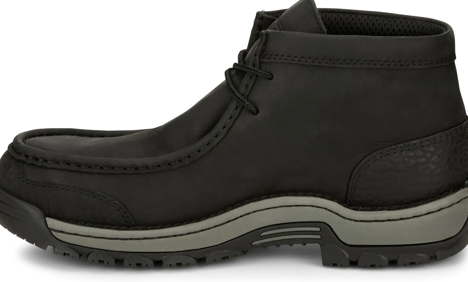 Justin Boots Crafton 4" Alloy Toe Coal Best
