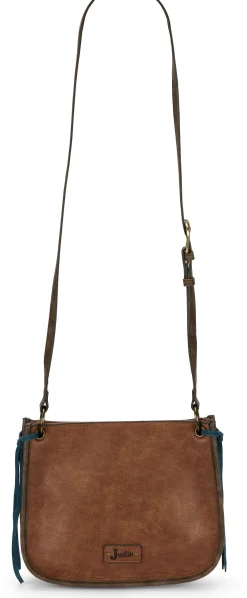 Justin Boots Crossbody Bag Brown Clearance