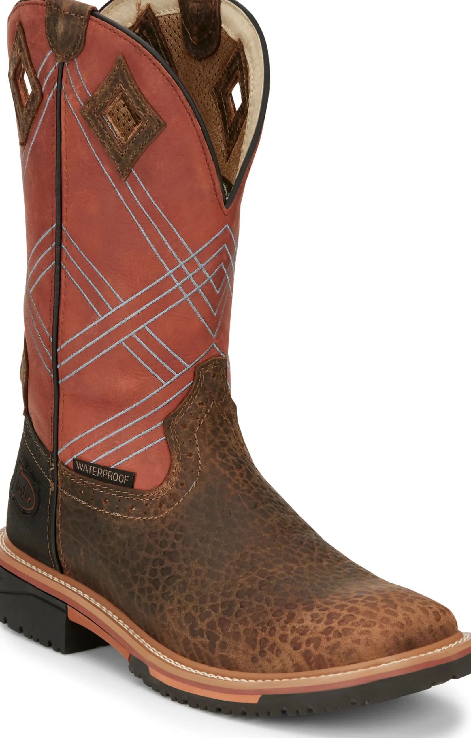 Justin Boots Dalhart 12" Waterproof Caramel Sale