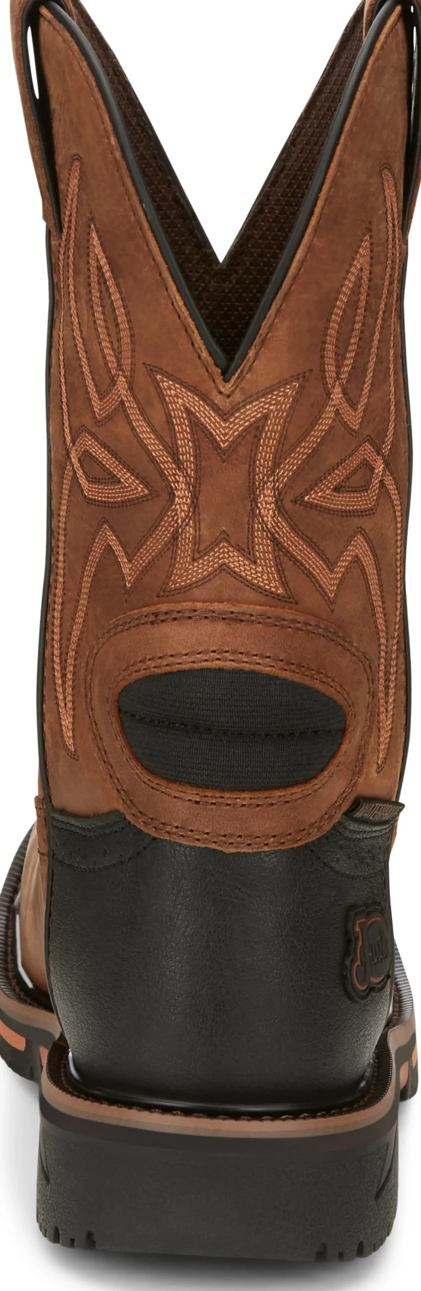 Justin Boots Dallen 11" Waterproof Nano Comp Toe Brown