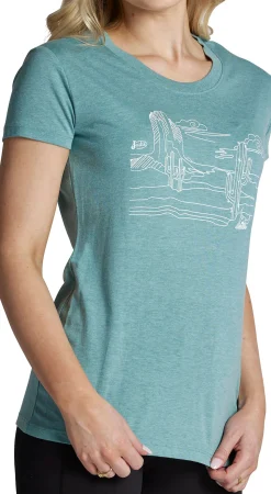 Justin Boots Desert Scene Tee Blue Sale