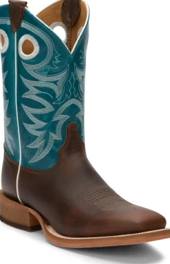 Justin Boots Drennan 11" Western Chocolate Brown Online