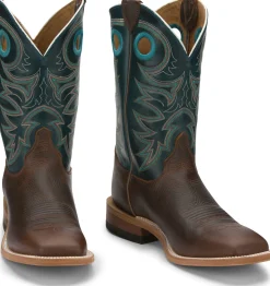 Justin Boots Drennan 11" Western Dark Brown Sale