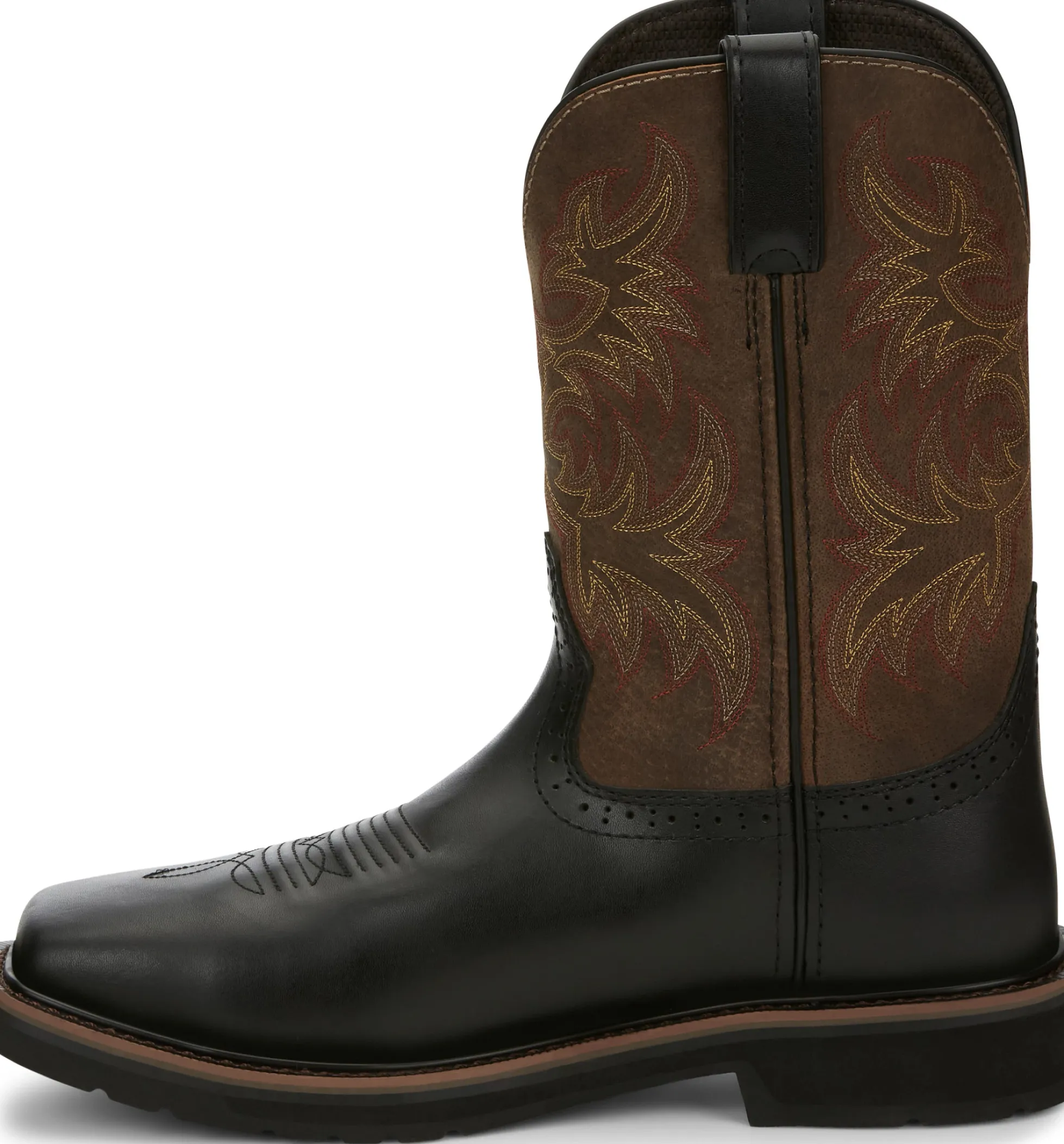 Justin Boots Driller 11" Comp Toe Licorice Discount