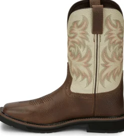 Justin Boots Driller 11" Steel Toe Copper New