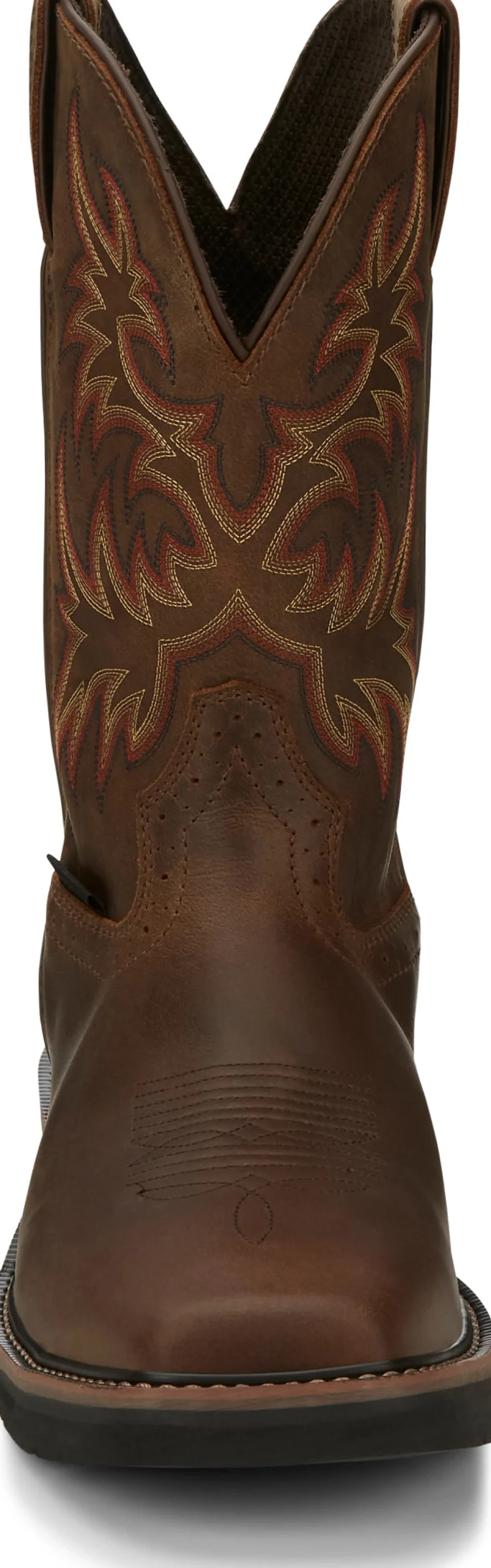 Justin Boots Driller 11" Waterproof Steel Toe Brown New