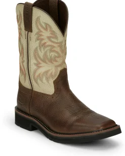 Justin Boots Driller 11" Work Copper Best