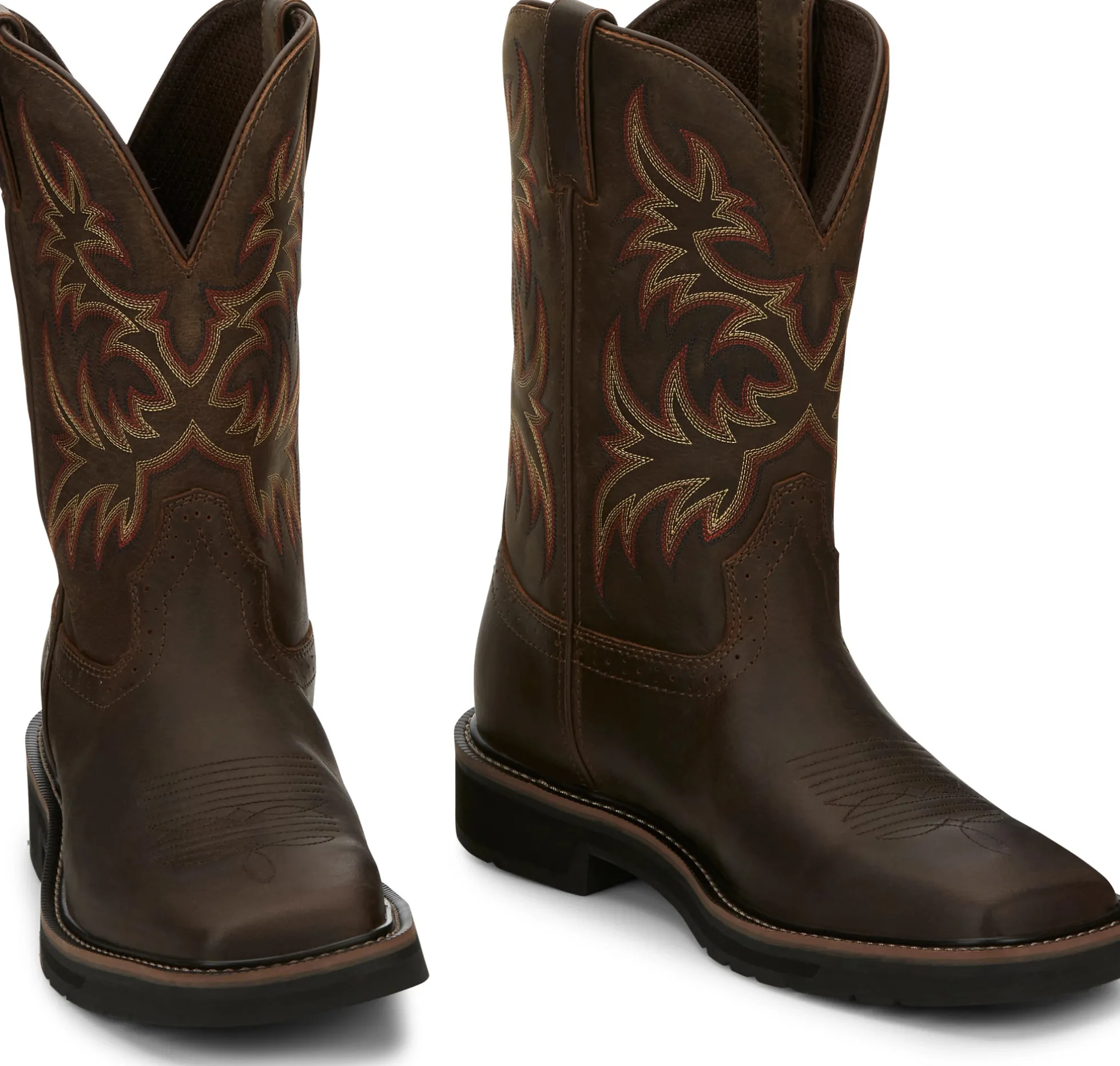 Justin Boots Driller 11" Work Dark Brown Outlet