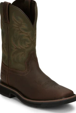 Justin Boots Driller 11" Work Cedar Clearance