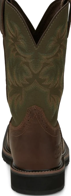 Justin Boots Driller 11" Work Cedar Clearance