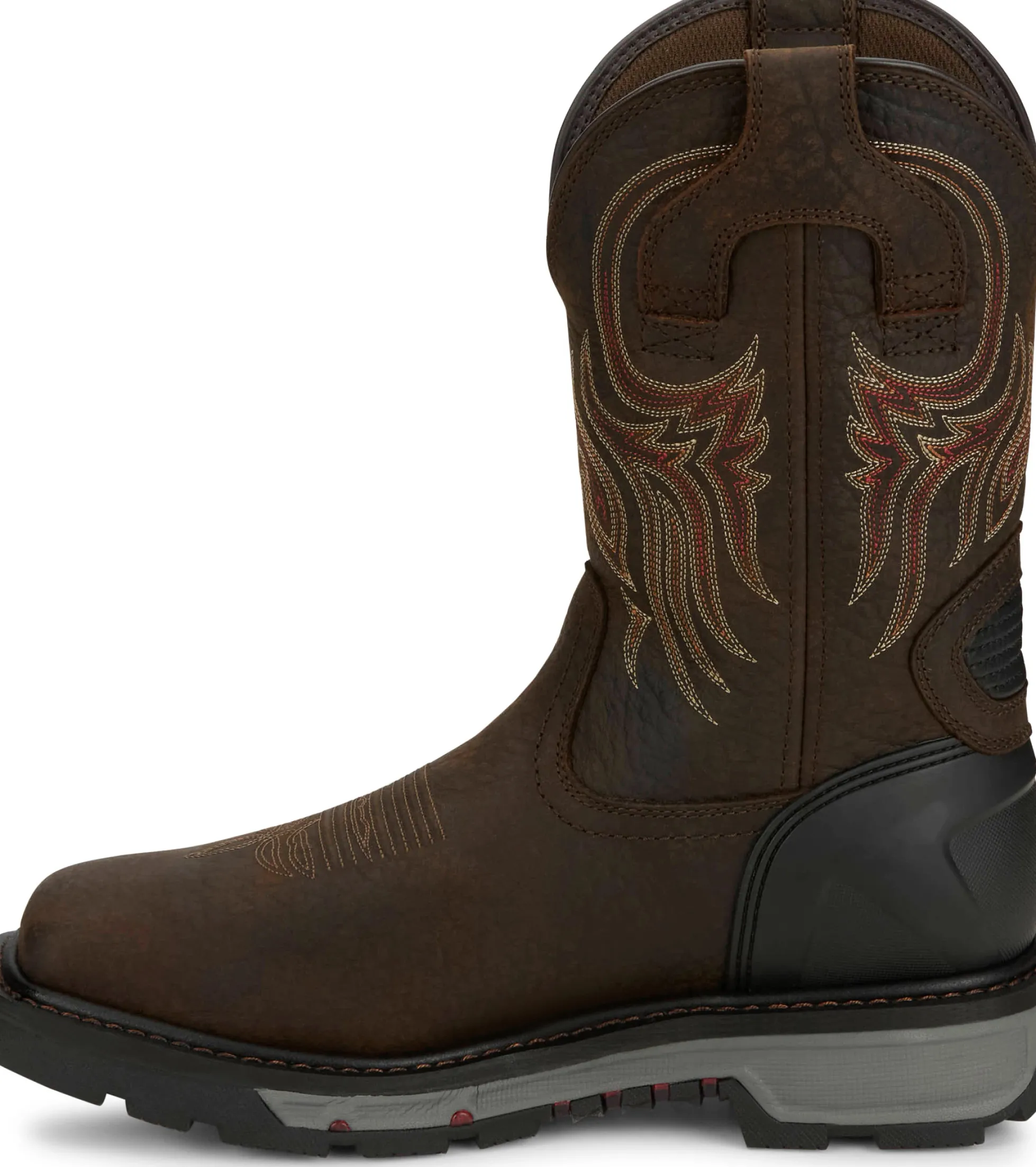 Justin Boots Driscoll 11" Waterproof Met Guard Steel Toe Pecan Hot