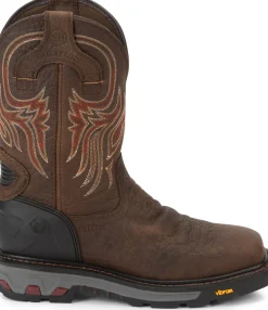 Justin Boots Driscoll 11" Waterproof Steel Toe Pecan Clearance