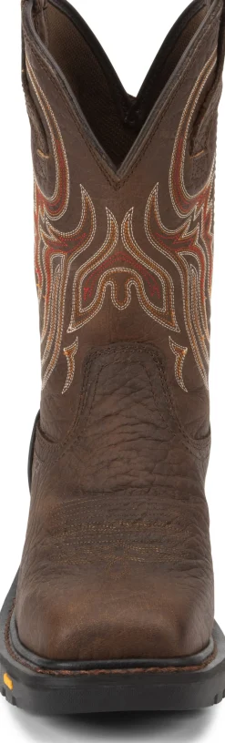 Justin Boots Driscoll 11" Waterproof Steel Toe Pecan Clearance