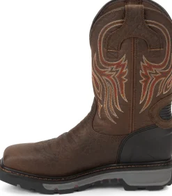Justin Boots Driscoll 11" Waterproof Steel Toe Pecan Clearance