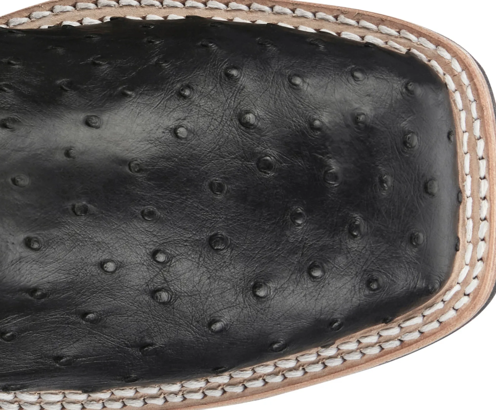 Justin Boots Drover 11" Full Quill Ostrich Onyx Hot