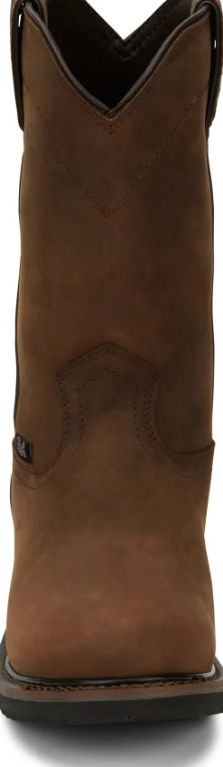 Justin Boots Drywall 10" Waterproof Whiskey New