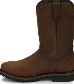 Justin Boots Drywall 10" Waterproof Whiskey New