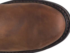 Justin Boots Drywall 10" Waterproof Steel Toe Whiskey New