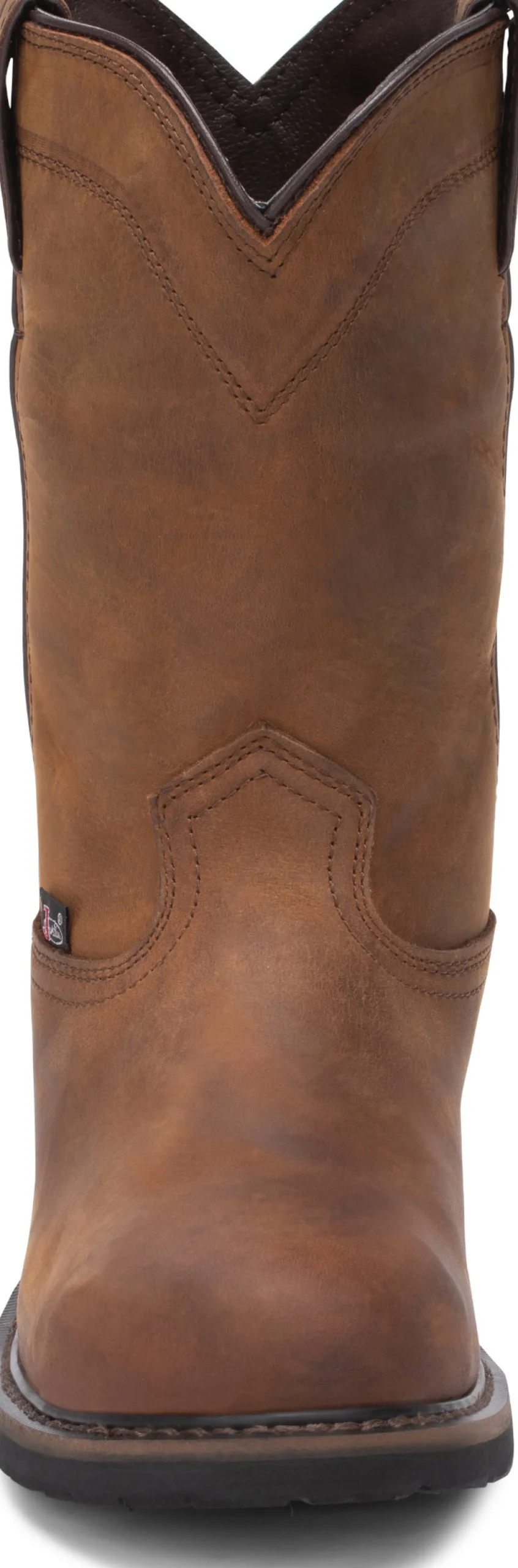 Justin Boots Drywall 10" Waterproof Steel Toe Whiskey New