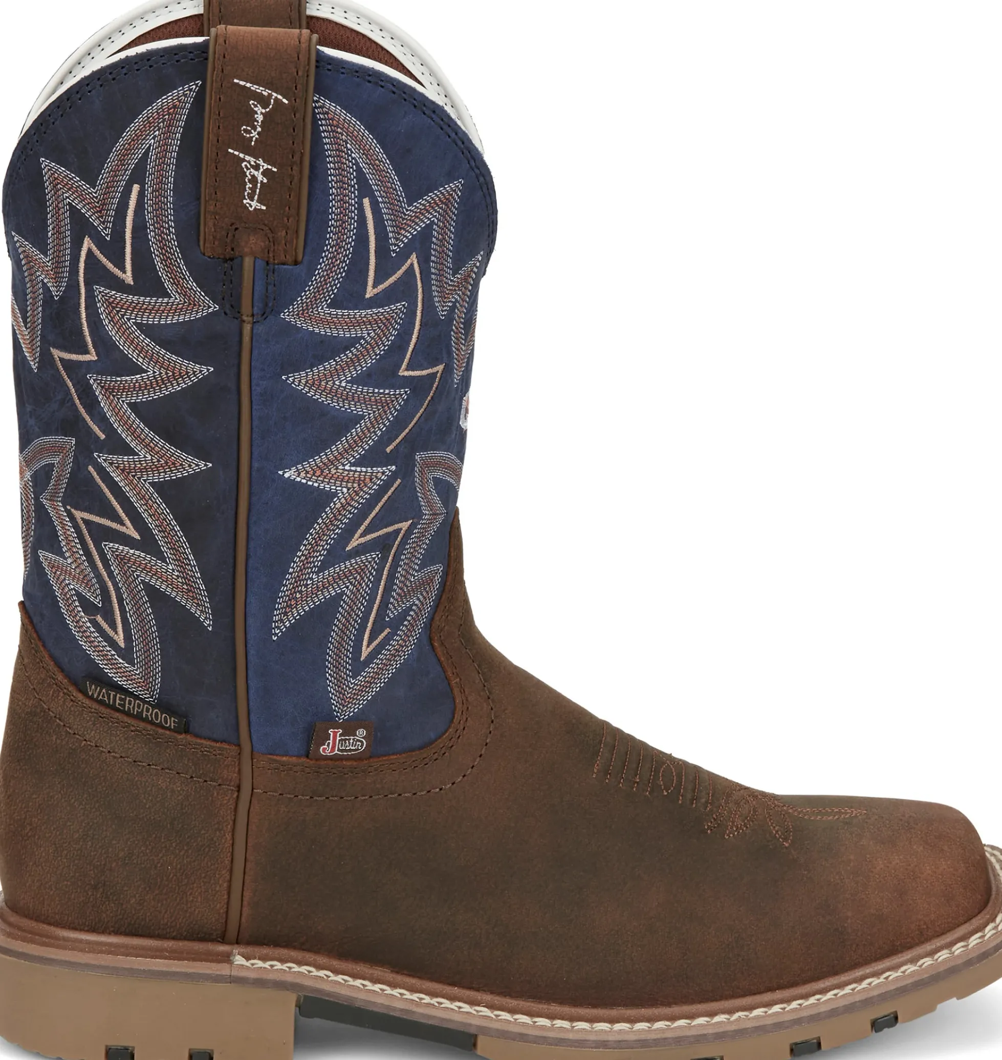 Justin Boots Dusty 11" Western Work Cedar Clearance