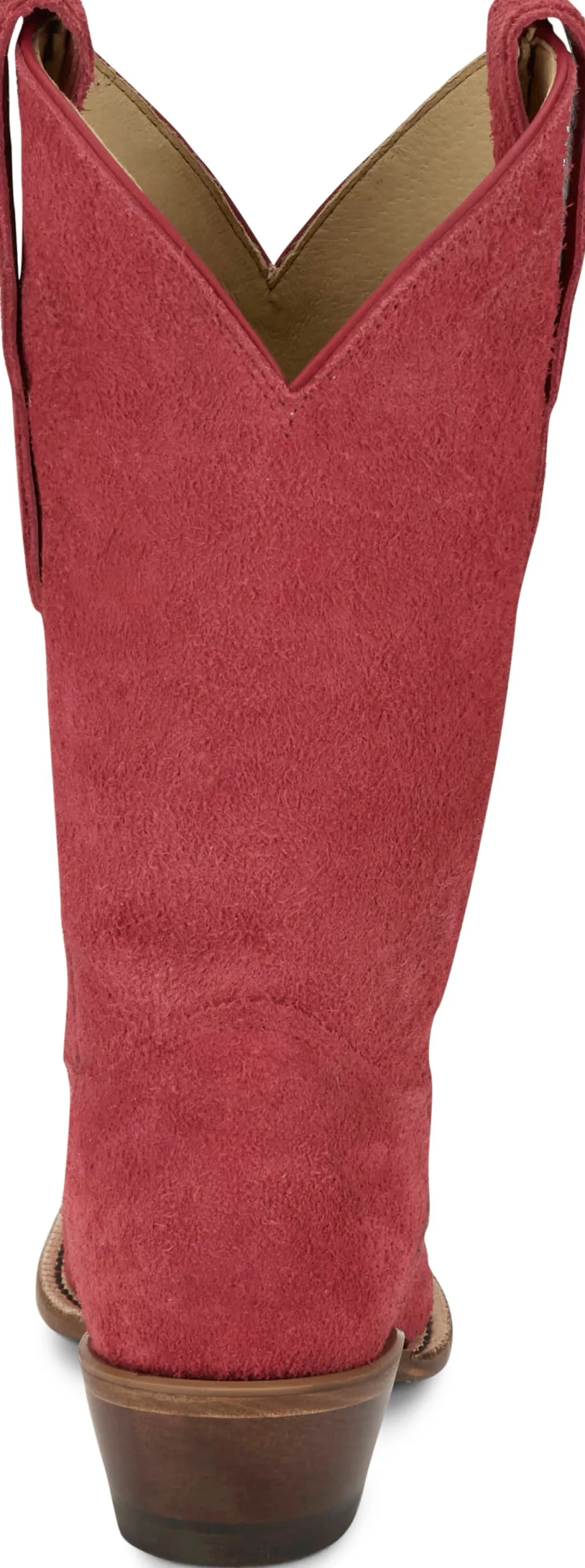 Justin Boots Fancy 11" Suede Raspberry Outlet