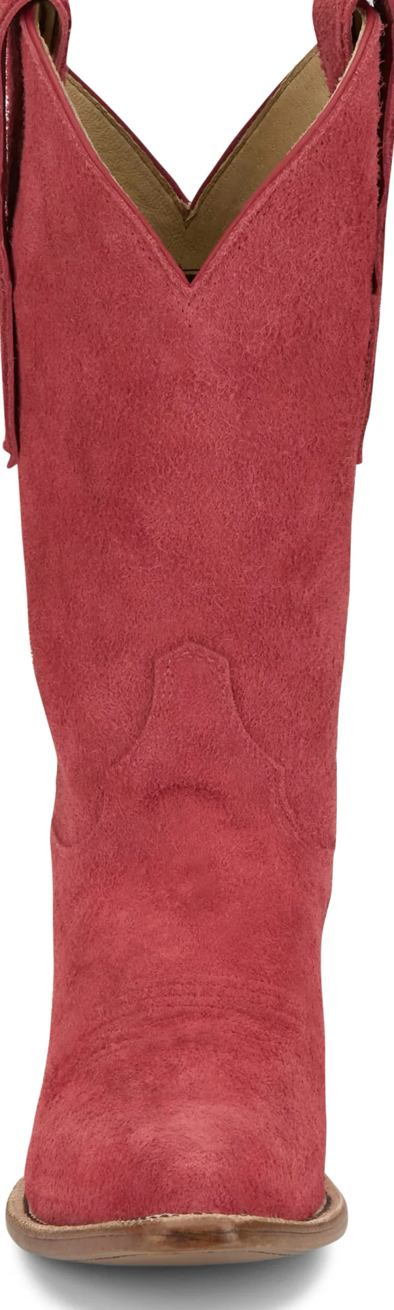 Justin Boots Fancy 11" Suede Raspberry Outlet