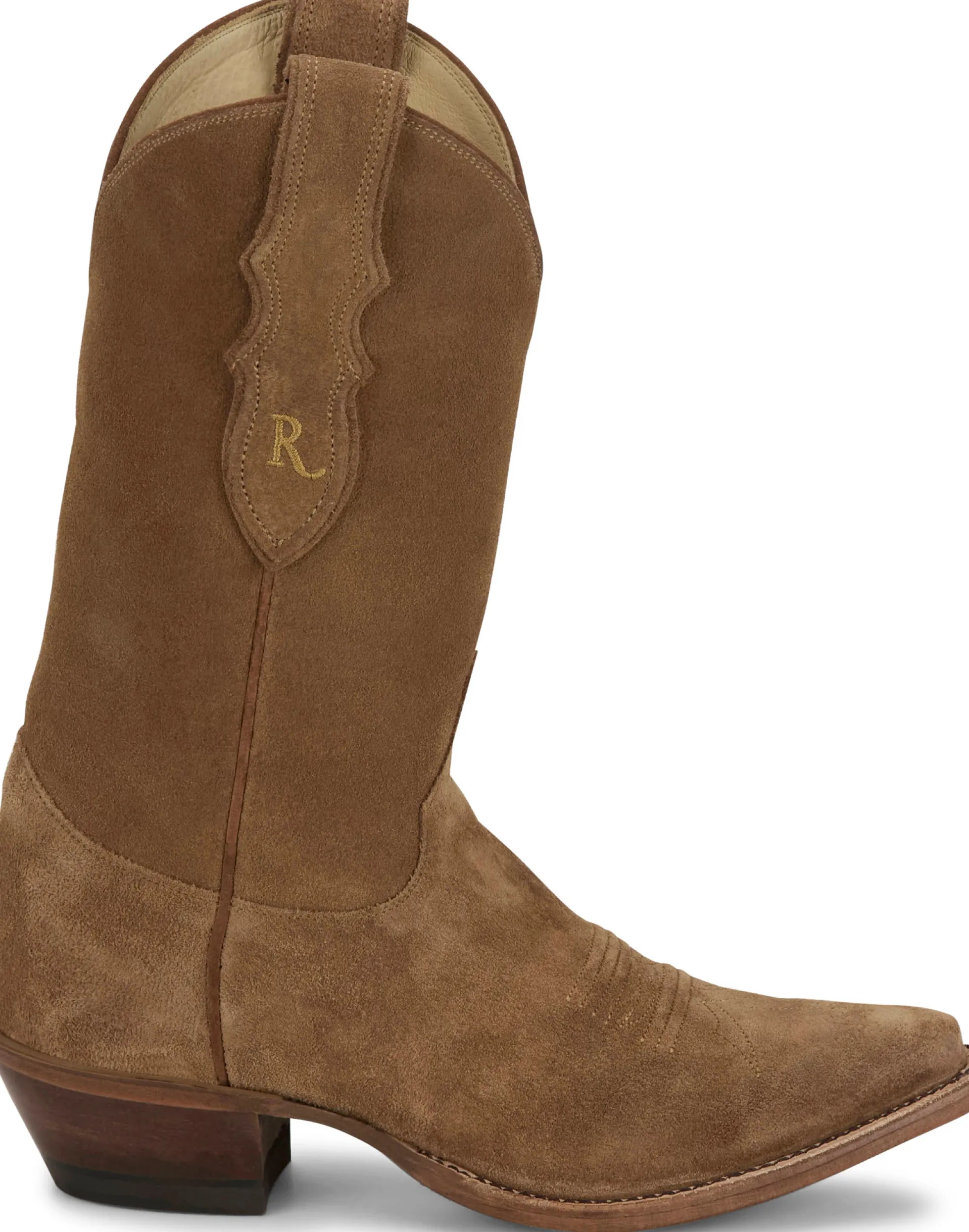 Justin Boots Fancy 11" Suede Camel Sale