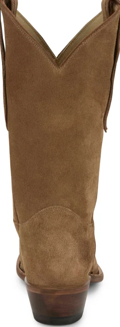 Justin Boots Fancy 11" Suede Camel Sale