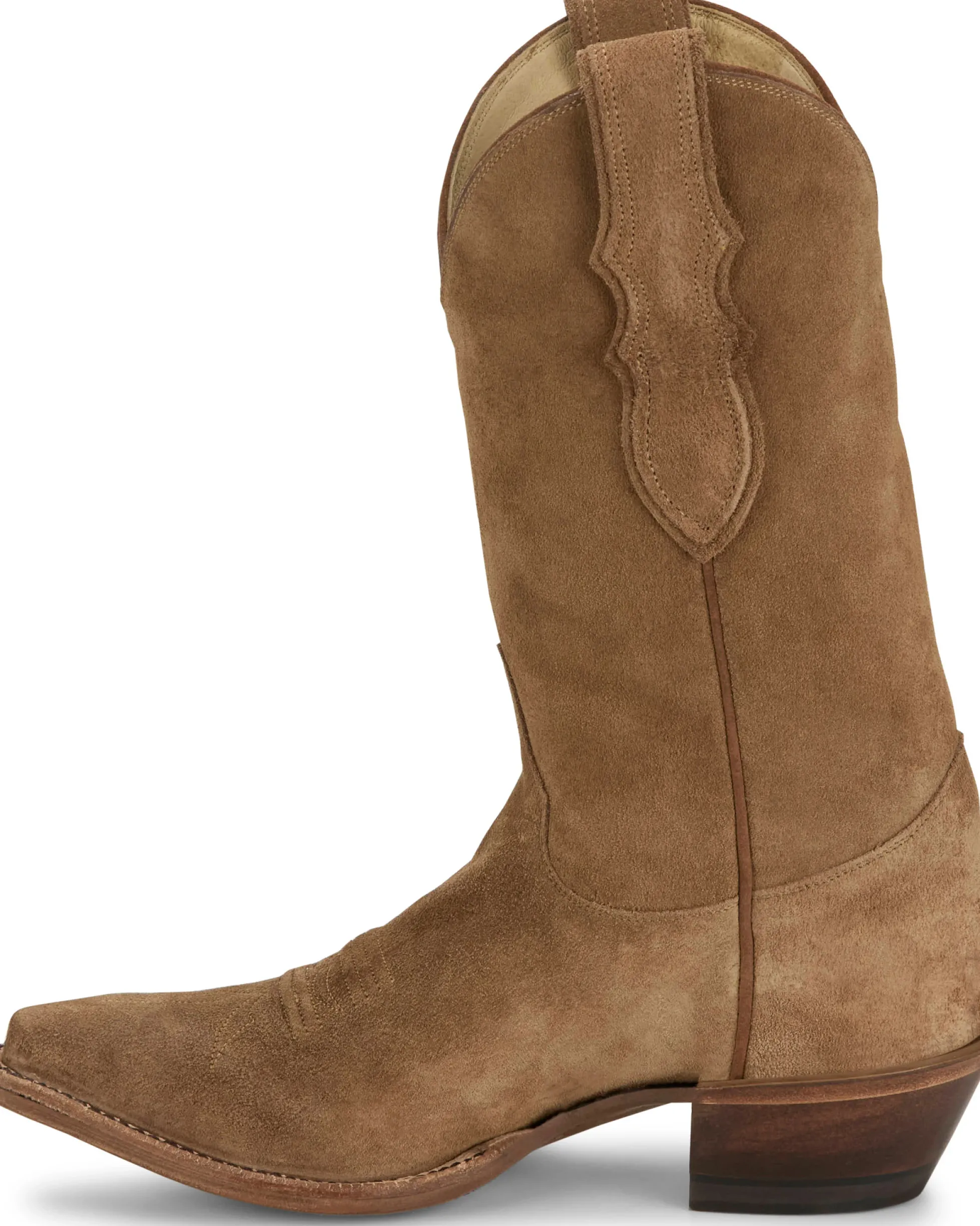 Justin Boots Fancy 11" Suede Camel Sale