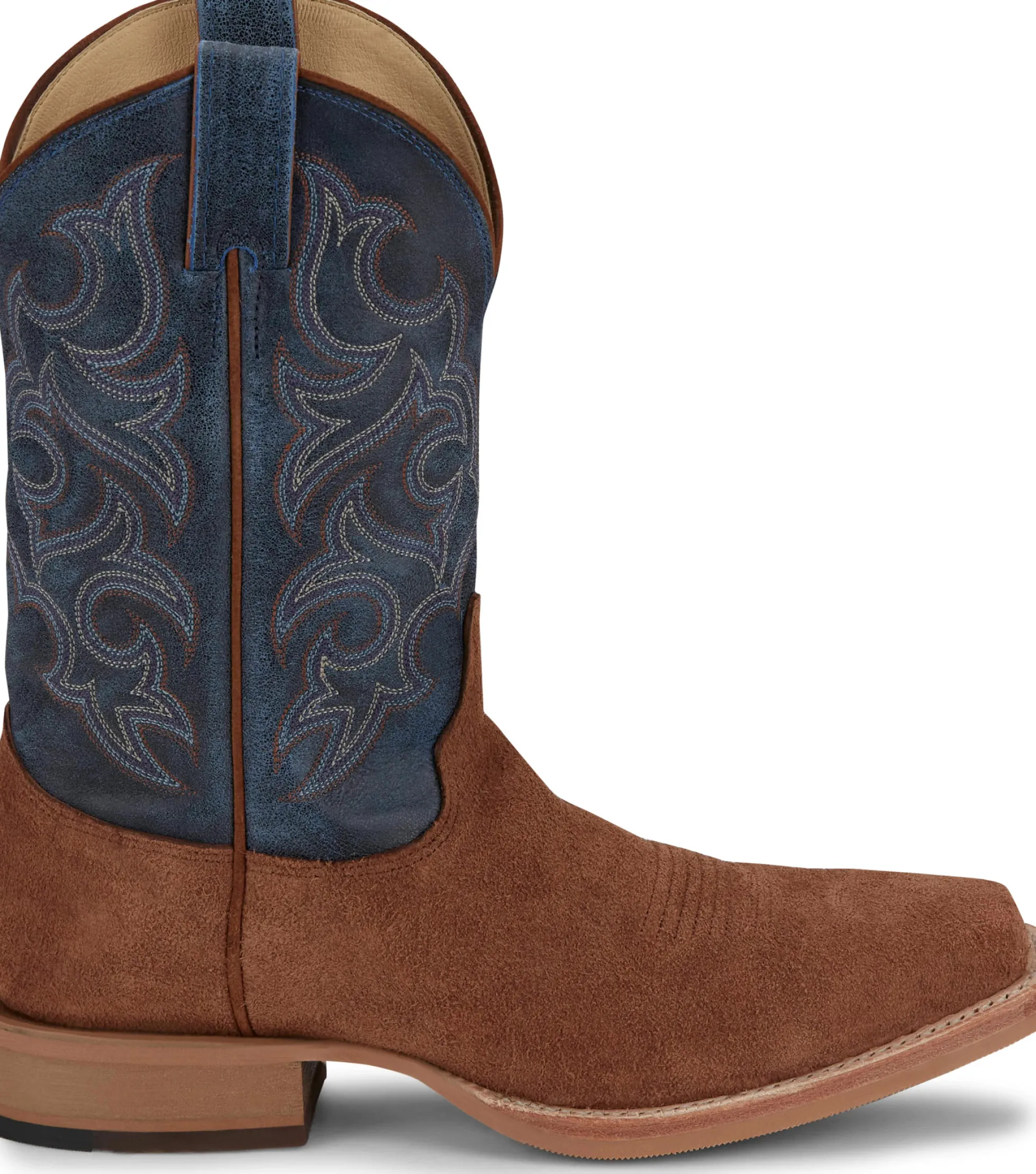 Justin Boots Fergus 11" Roughout Golden Oak Discount