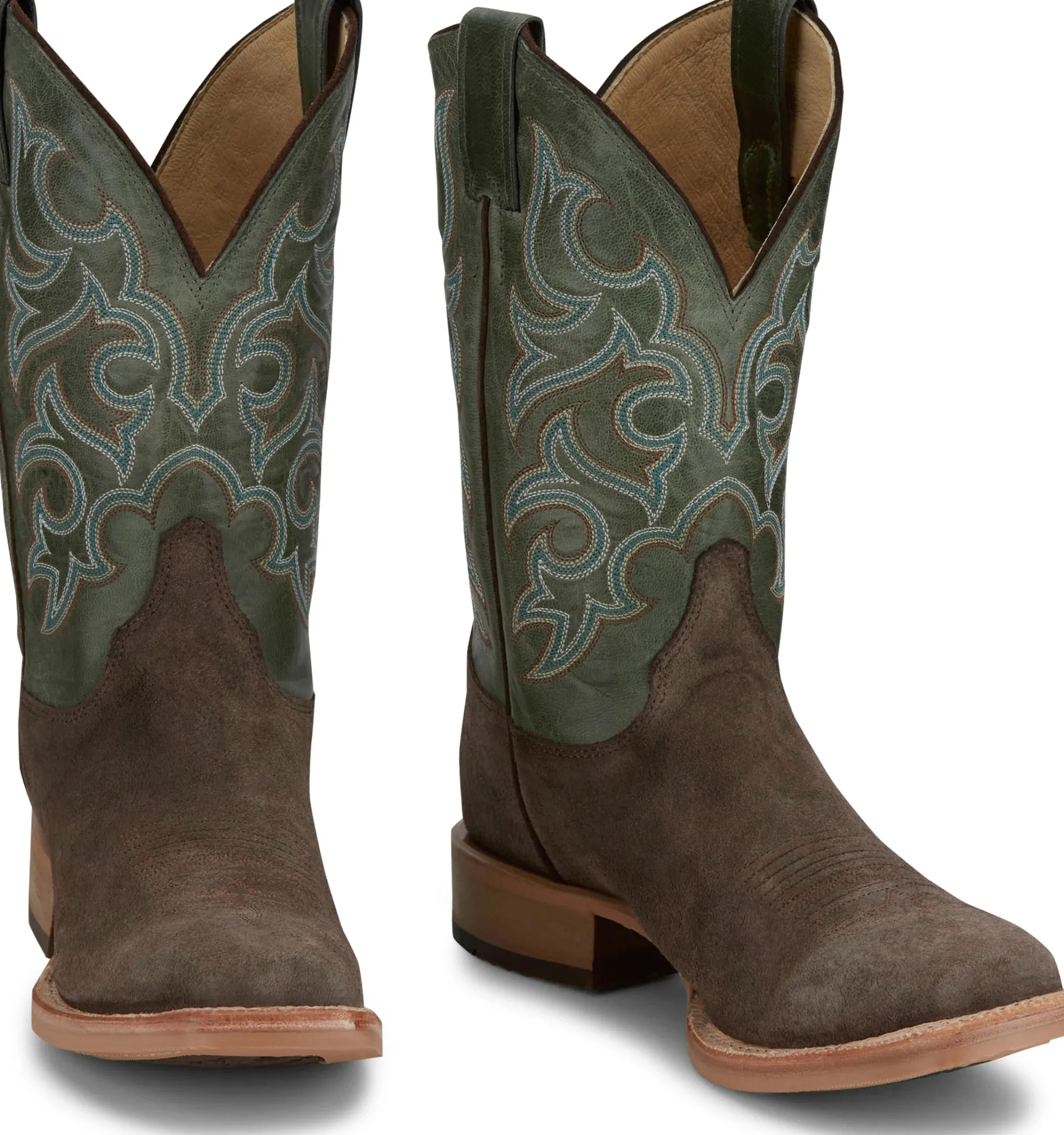 Justin Boots Fergus 11" Roughout Chocolate Best