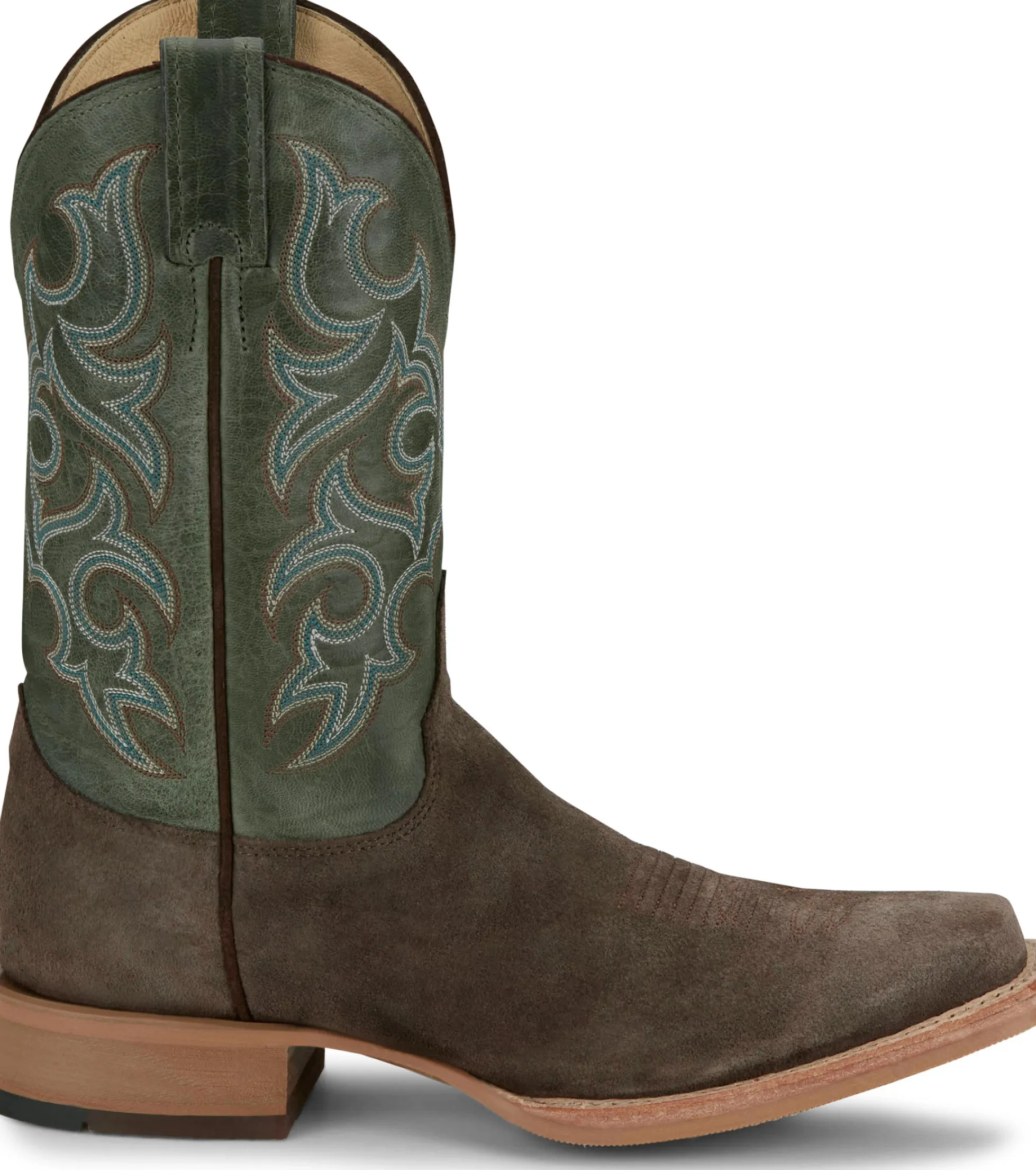 Justin Boots Fergus 11" Roughout Chocolate Best