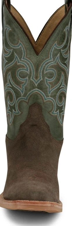 Justin Boots Fergus 11" Roughout Chocolate Best