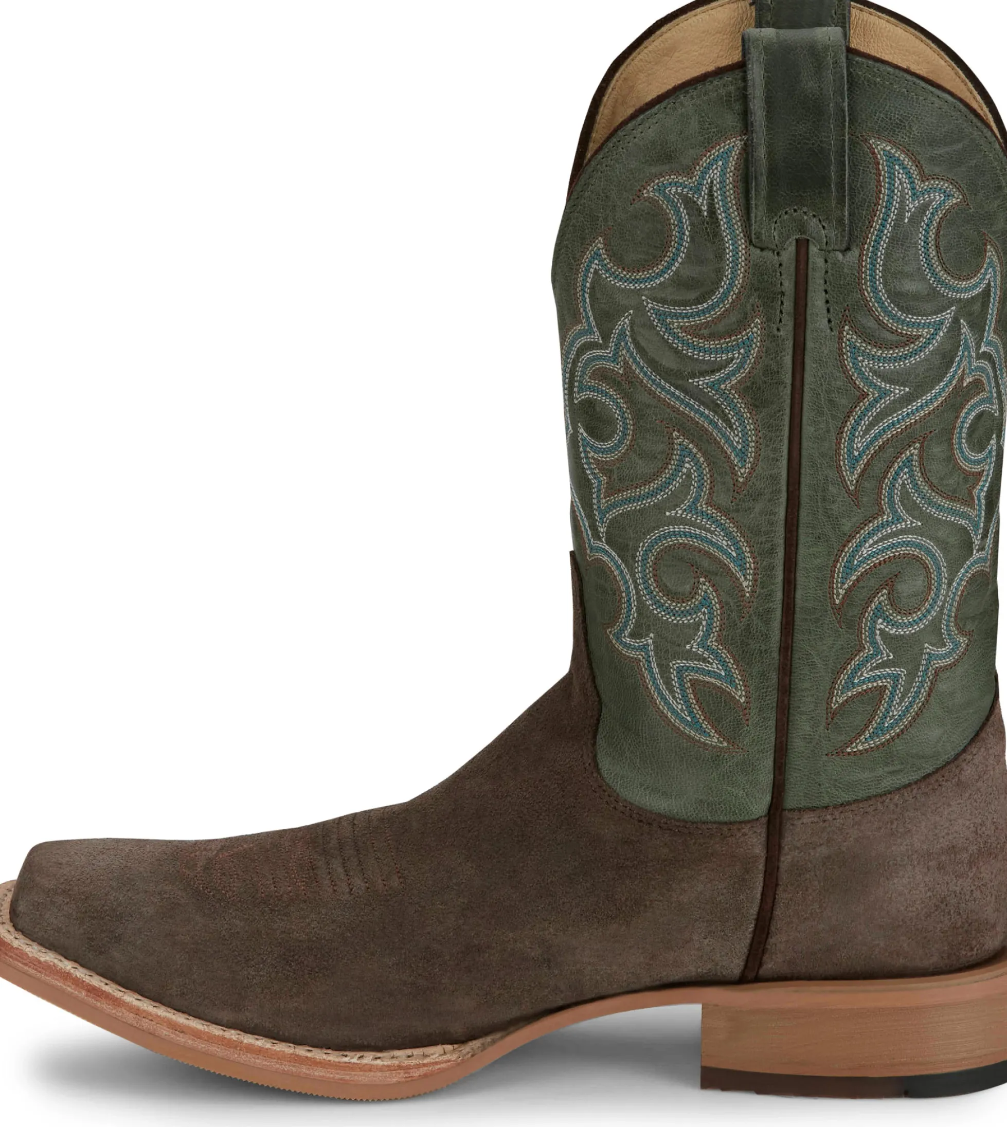 Justin Boots Fergus 11" Roughout Chocolate Best