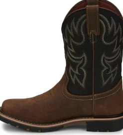 Justin Boots Fireman 11" Waterproof Tan Best