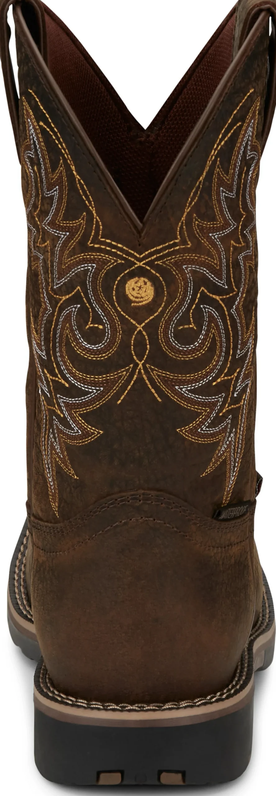 Justin Boots Fireman 11" Waterproof Distressed Brown